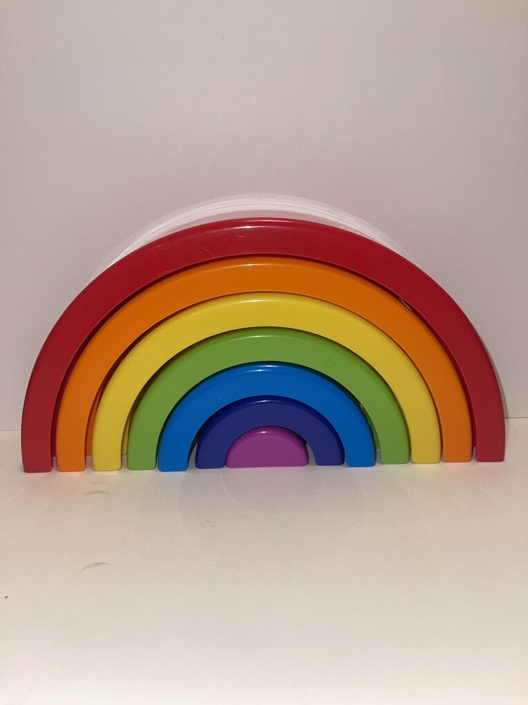 Plastic Stacking Rainbow Toy
