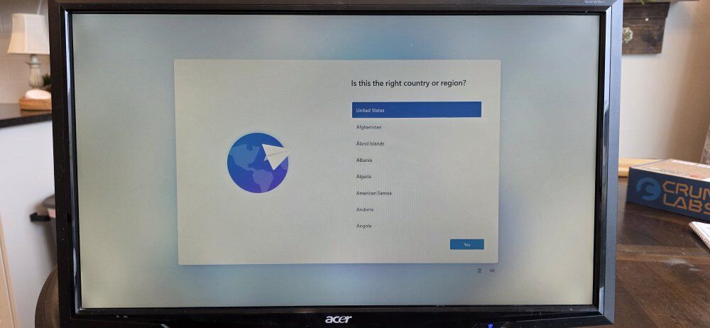 23in LCD 1080p monitor