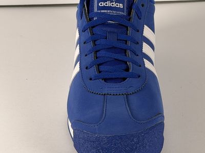 Adidas Samoa Men's Sneakers Size 11.5 Royal Blue White FV4985 New in Box