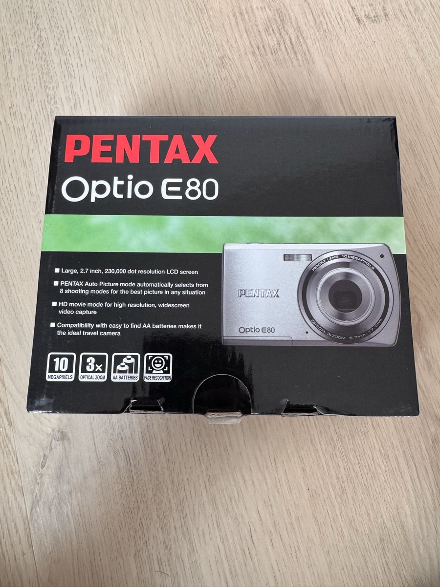 Pentax Optio E80 Digital Camera