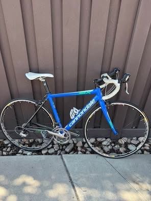 Cannondale Six 3 Aluminum Road Bike 48cm Blue