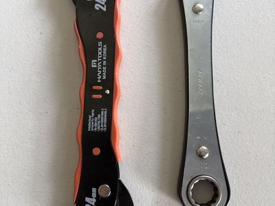 HANATOOLS Adjustable Wrench 9-24mm & 24-45mm Multi-function | KMC Ratchet Wrench Bike Tool