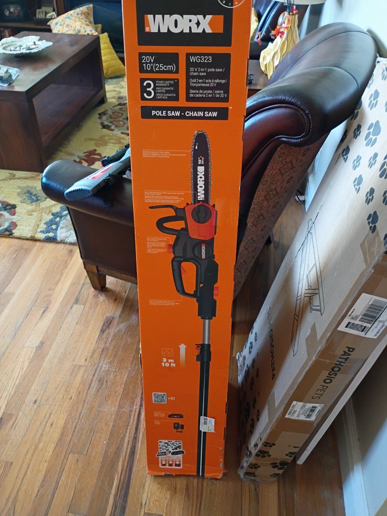 Worx 20v pole saw