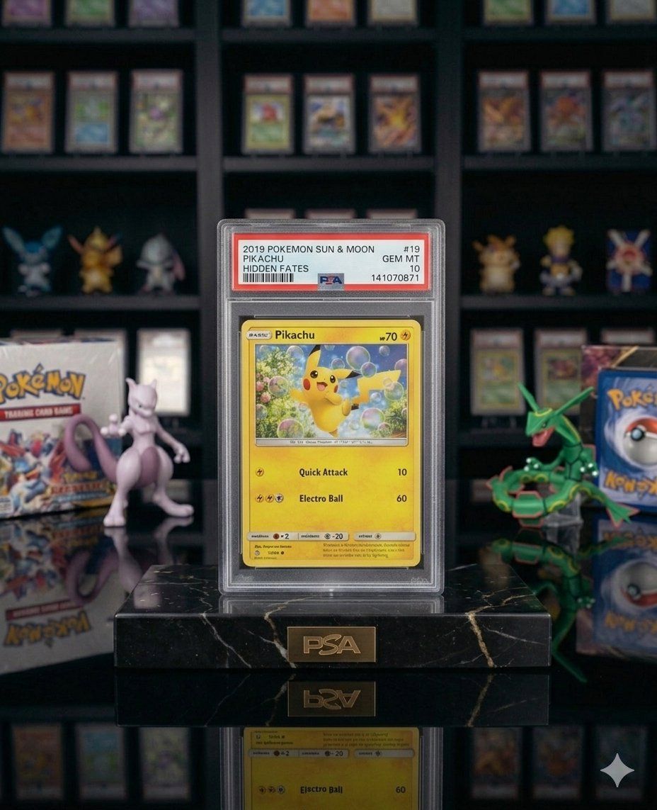 ​2019 Pikachu Hidden Fates #19 PSA 10 GEM MINT
