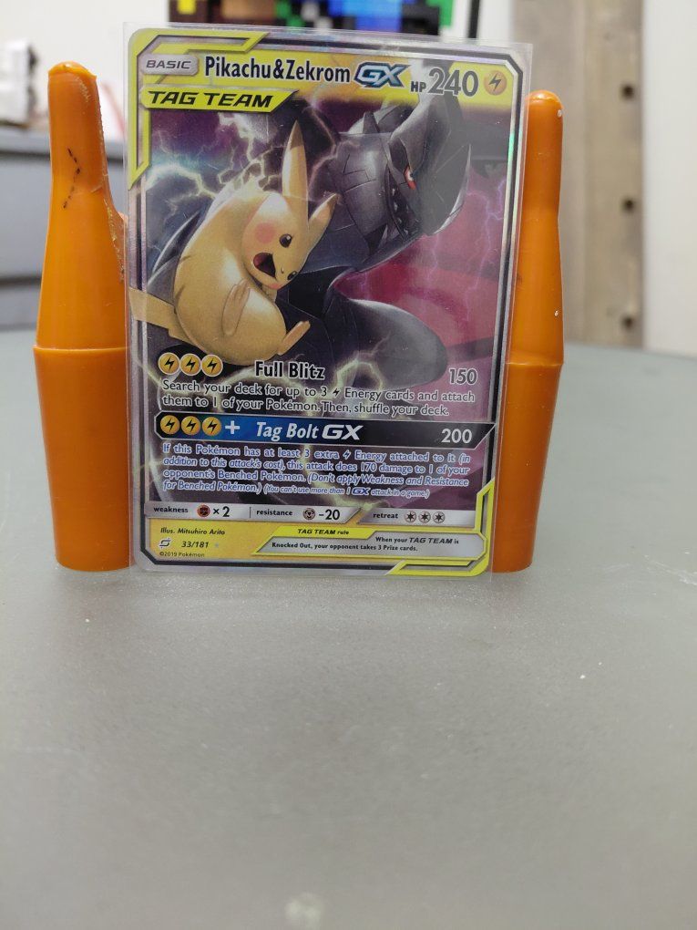 Pikachu & Zekrom GX TAG TEAM Pokemon Card 33/181