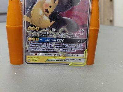 Pikachu & Zekrom GX TAG TEAM Pokemon Card 33/181
