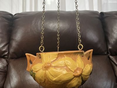 Gorgeous Roseville Hanging Basket/Planter