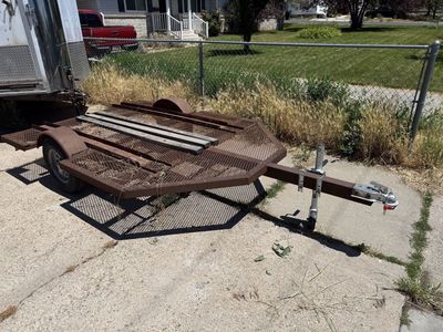 3 rail motorcycle trailer