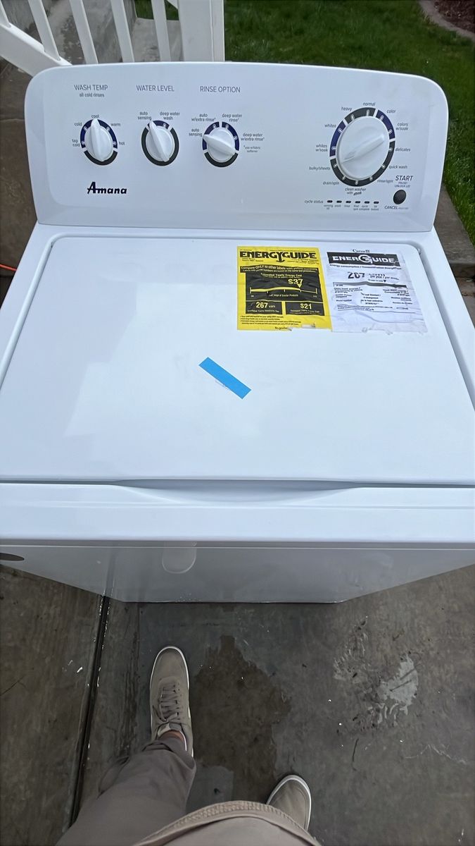 $350 OBO GOOD WASHER AMANA TOP LOAD