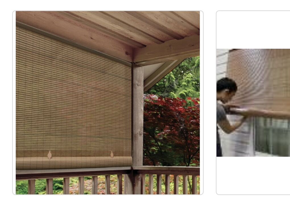 Manual Roll-Up Sun Shade