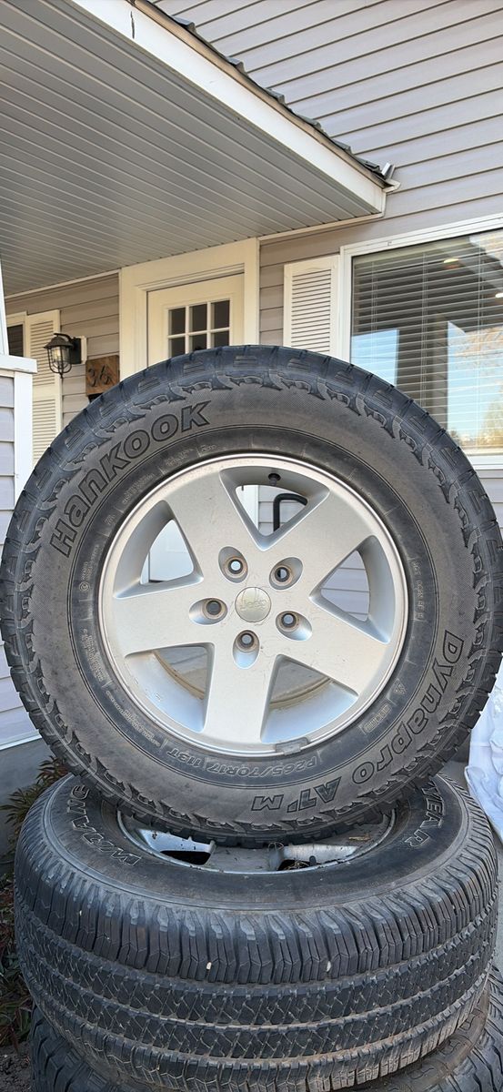 Stock Jeep 5x5 Wheels And Tires