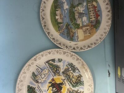 Collector Plates WYOMING WASHINGTON DC