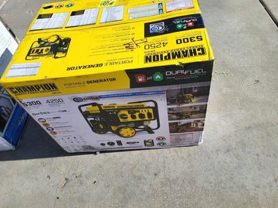 Champion 5300W/4250W Portable Generator Duel Fuel**