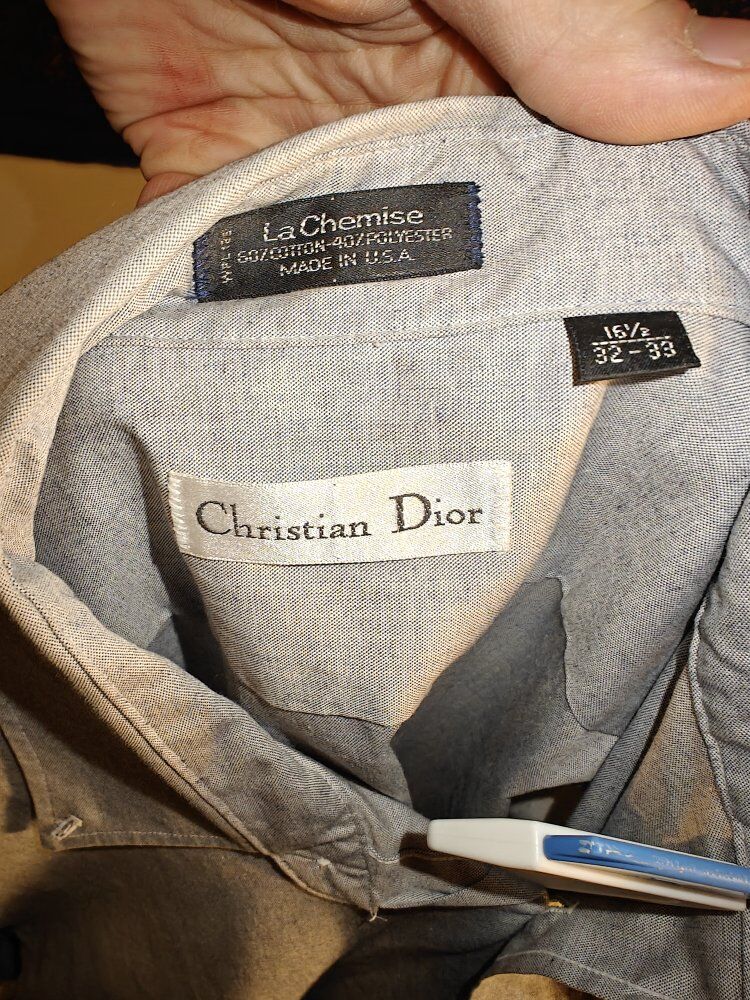 Christian Dior mens dress shirt