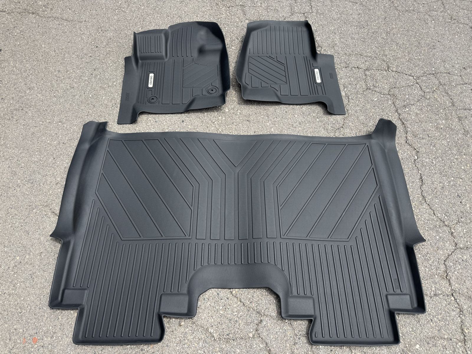 NEW OEDRO 3-PIECE FLOOR MATS for FORD F-150 2015-2023 CREW CAB