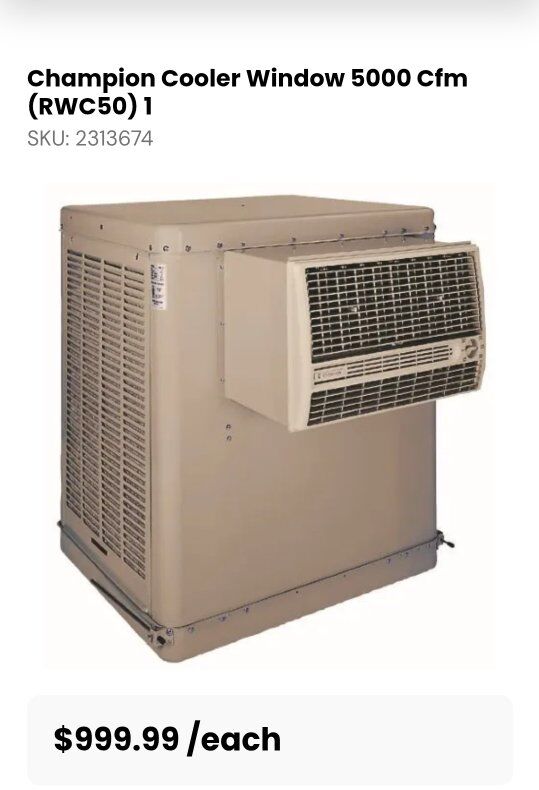 Champion cooler with remote control