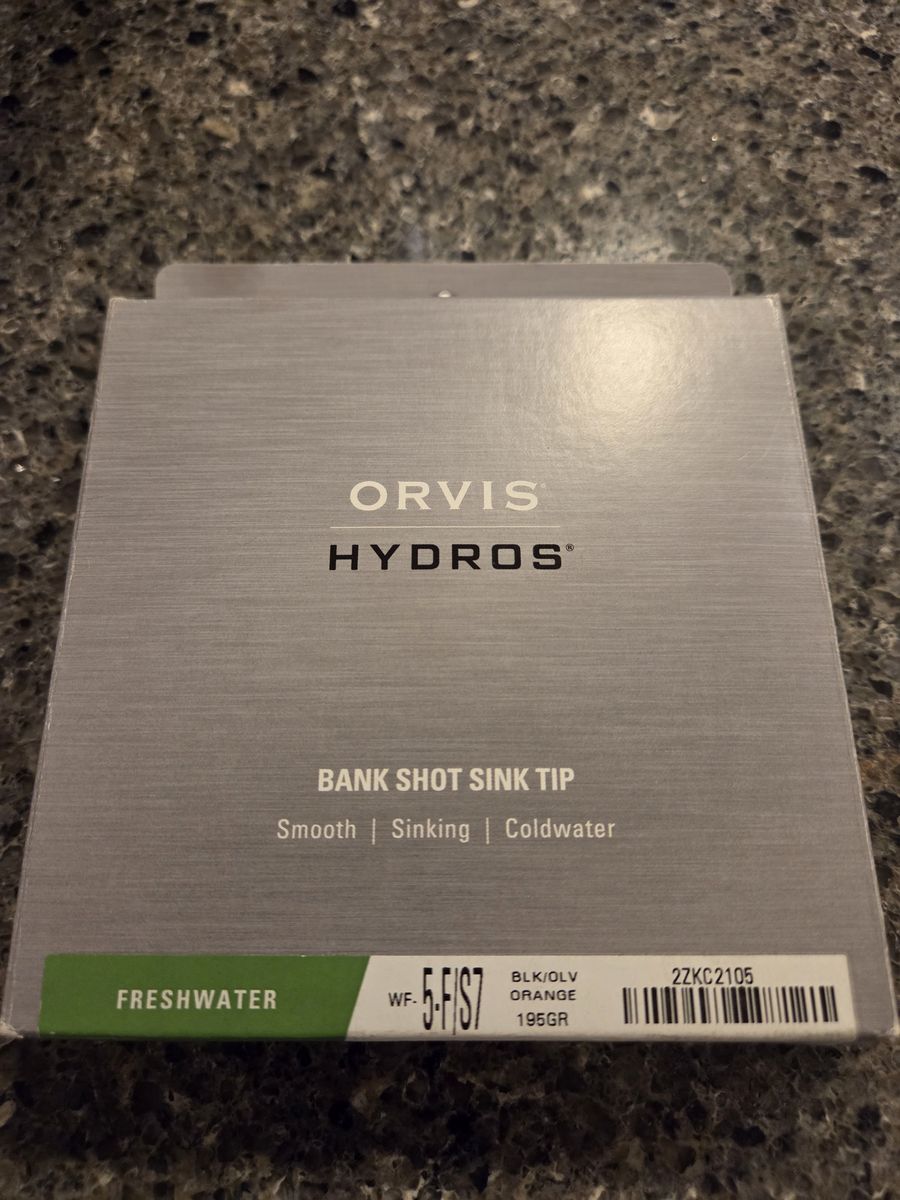 Orvis bank shot fly line