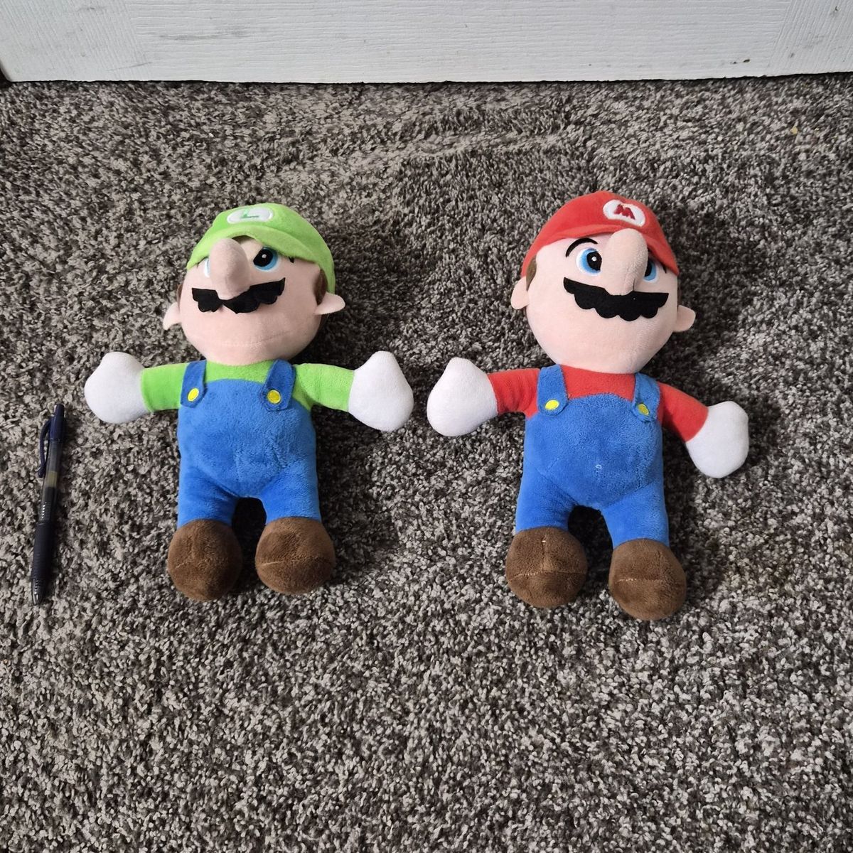 Mario and Luigi stuffed figure