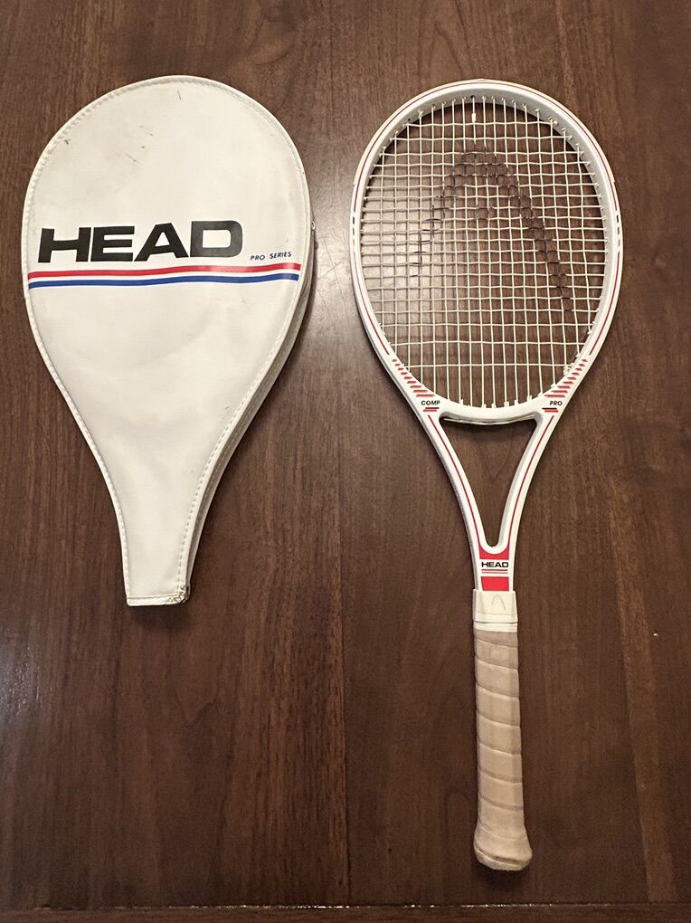 Vintage HEAD Comp Tennis Racket + Original Cover