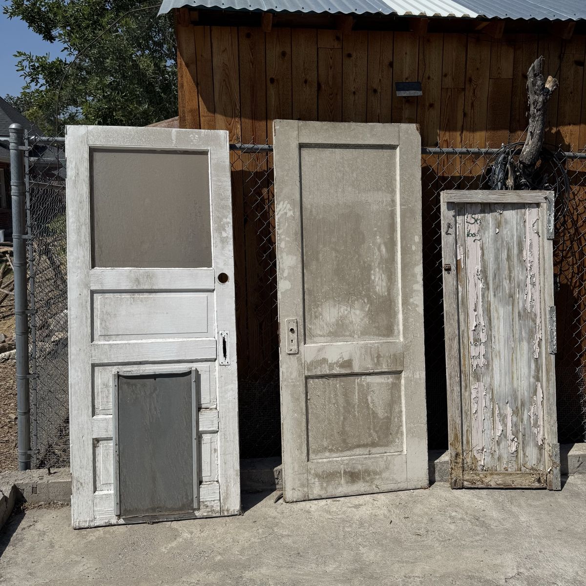 Antique Vintage Wooden Old Doors $75-$125 (measurements in description)