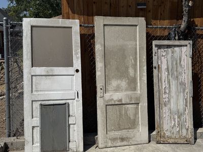 Antique Vintage Wooden Old Doors $75-$125 (measurements in description)