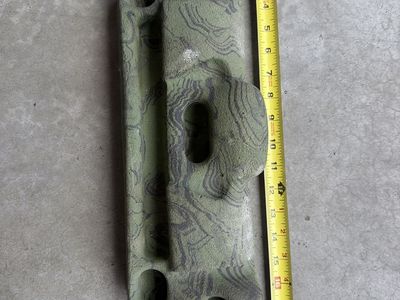 Green Marble Climbing Fingerboard Hangboard Rock Climbing Training Hold