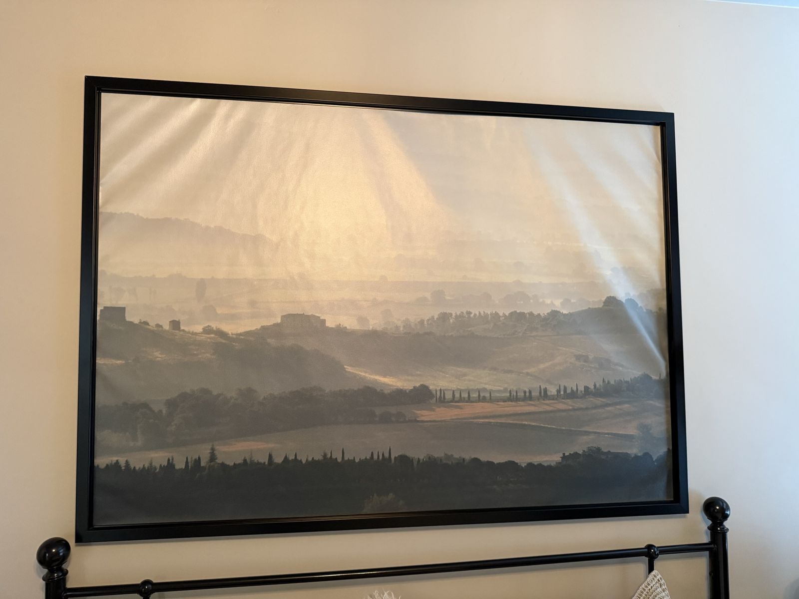 Large Framed Landscape Wall Art