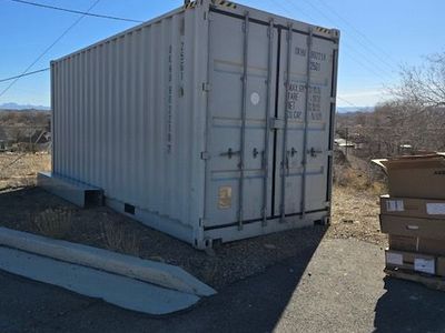 Construction Storage Container with Electrical Materials