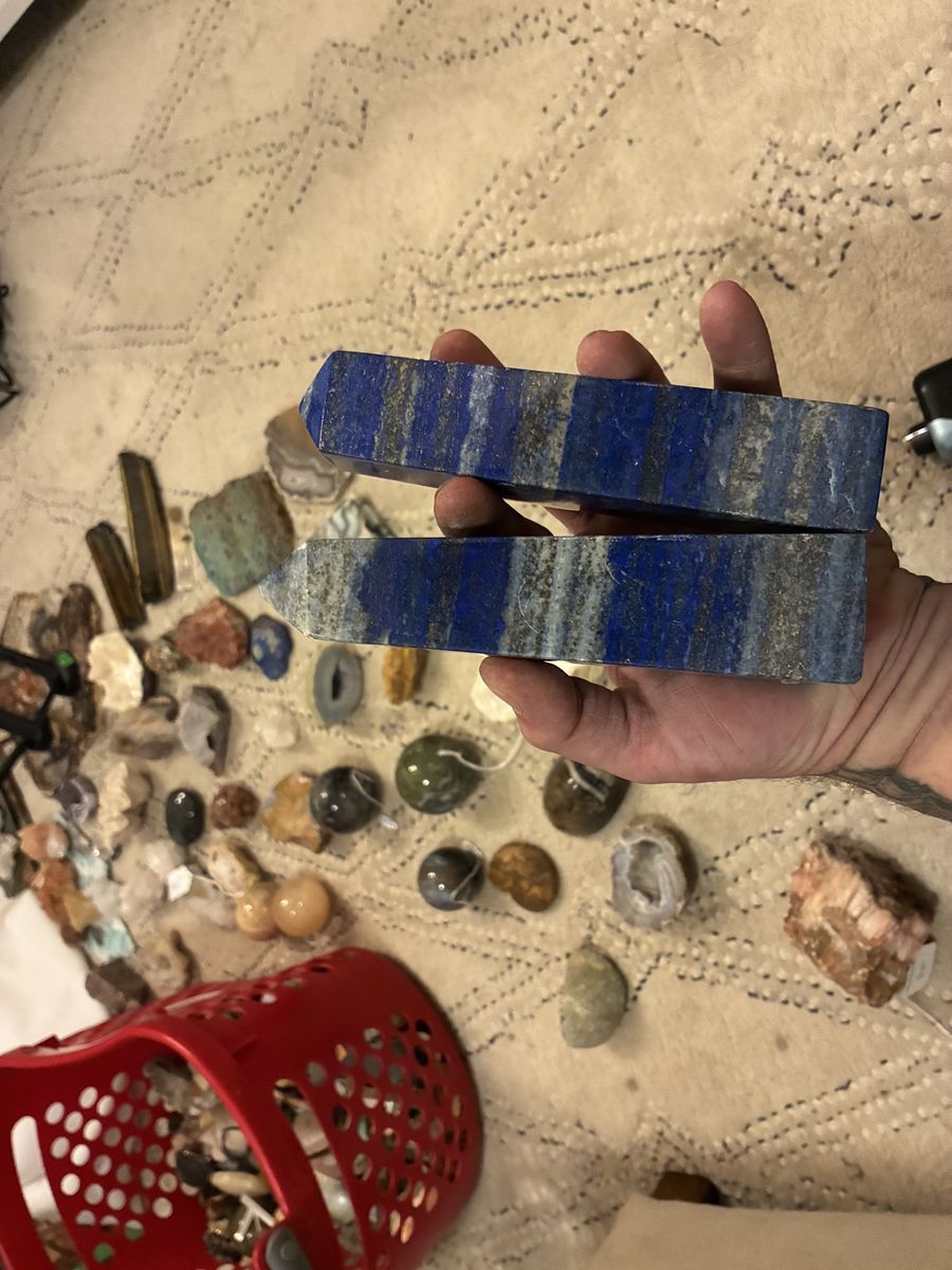 Entire Assorted Crystal and Mineral Specimen Collection for Sale- Geodes, Spheres, Agate Slabs, Fossils