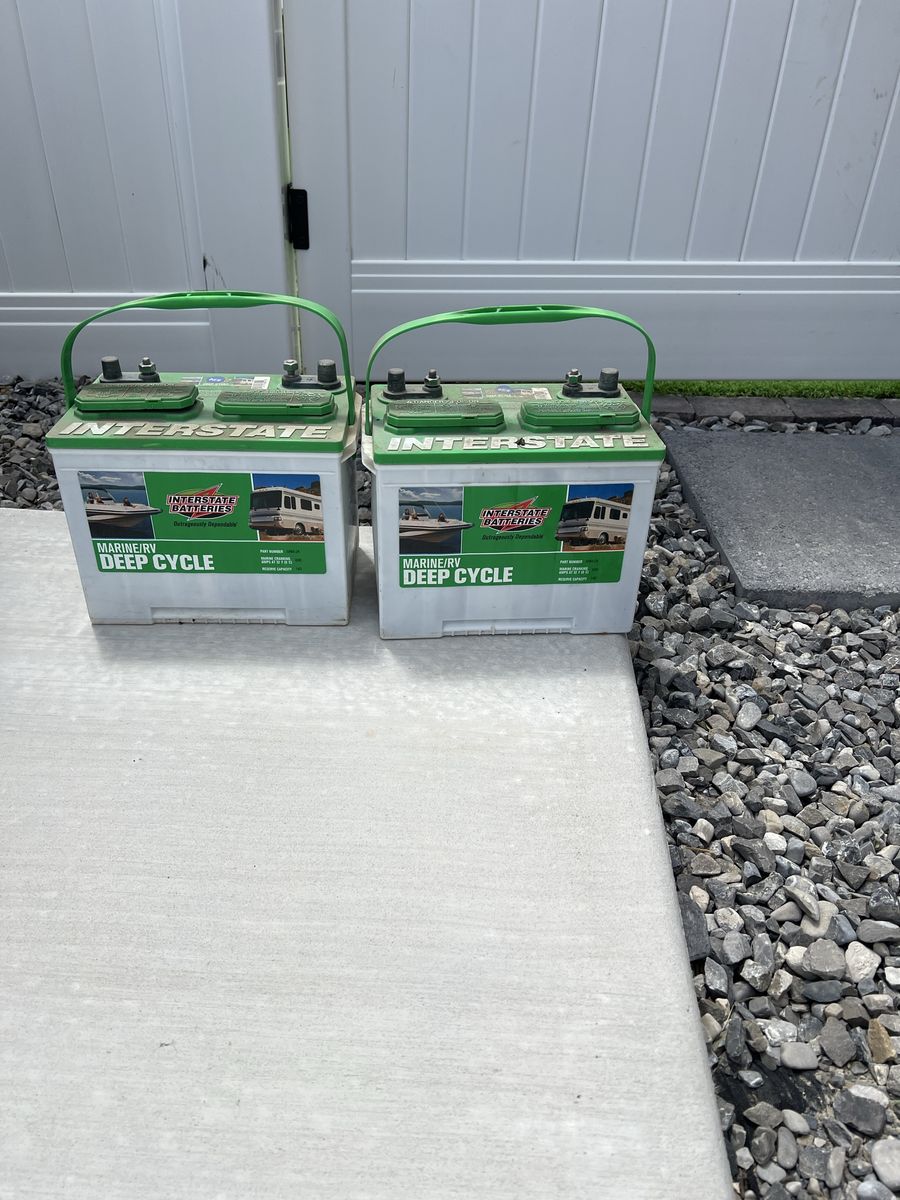 Interstate Marine/RV Deep Cycle Batteries (Pair)
