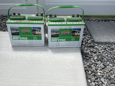 Interstate Marine/RV Deep Cycle Batteries (Pair)