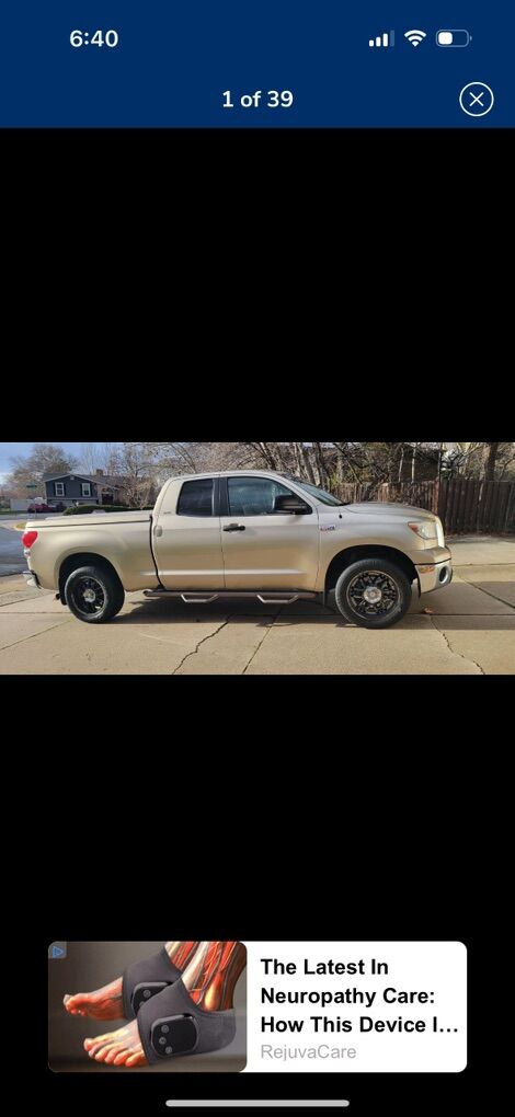 275/55/20 Toyo AT with Rims 5x150