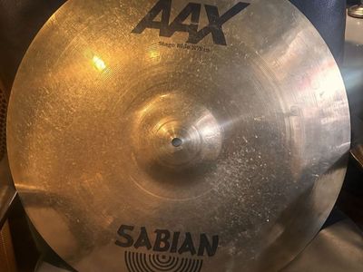 Sabian AAX 20" Stage Ride Cymbal - 51cm - Used Drum Percussion