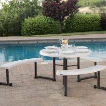Lifetime 44-inch Round Picnic Table