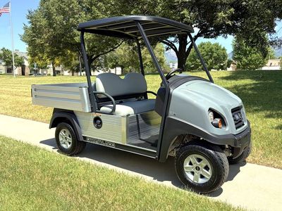 New Gray 2026 Club Car Carryall 500 Gas Utility Cart