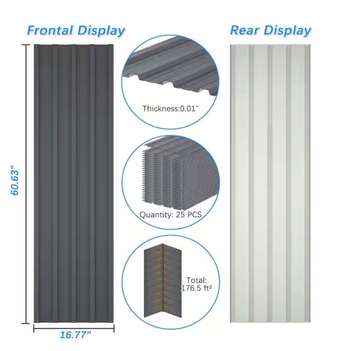 Brand new Metal Roof Panel (25-Pack) -