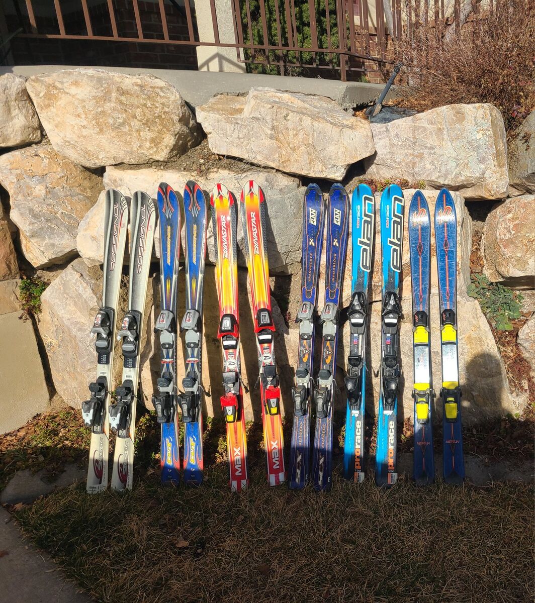 120cm skis (boots and poles too)