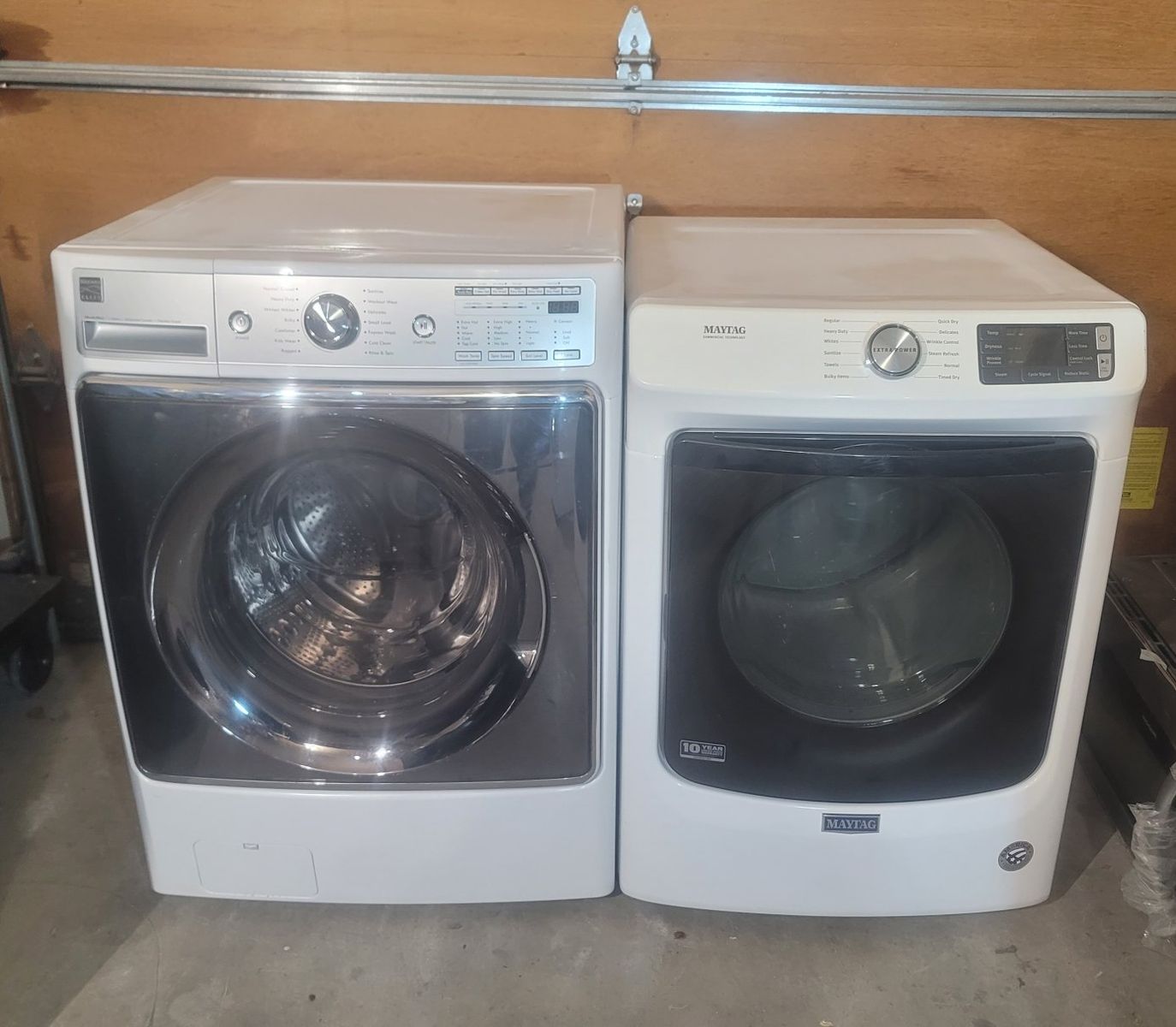 kenmore mega capacity washer& maytag electric dryer,free delivery