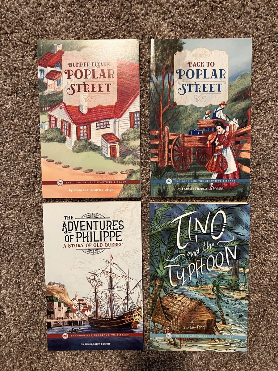 Lot of 9 The Good and the Beautiful Library Children's Chapter Books Level 5