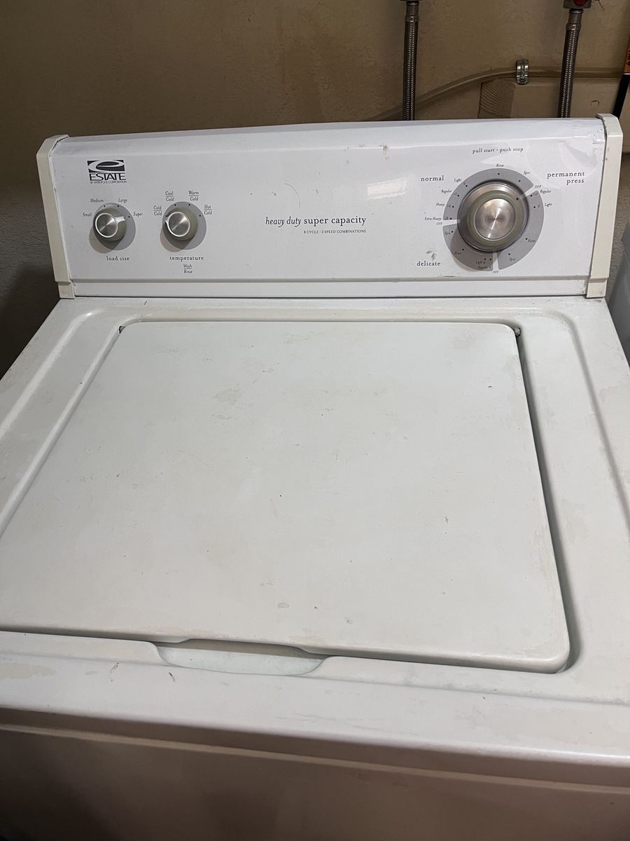 Estate by Whirlpool Heavy Duty Super Capacity Top-Load Washer White