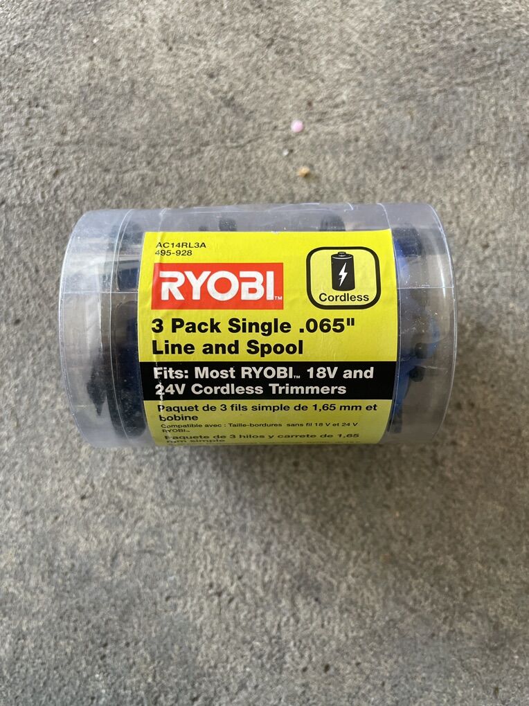 RYOBI Line String Replacement 3pk NEW