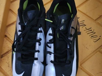 Nike Vapor Lite Black/Silver Football Cleats Men's Size 13