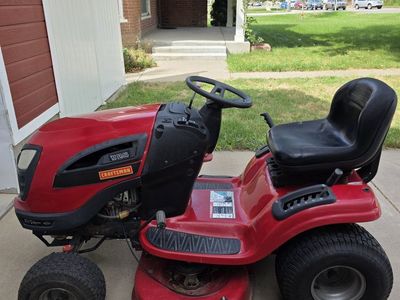 Craftsman 42-Inch Riding Lawn Mower Tractor Red