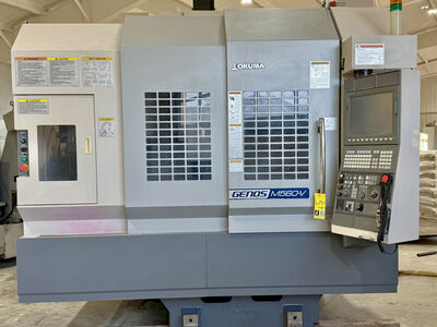 2012 OKUMA GENOS M560-V VERTICAL MACHINING CENTER