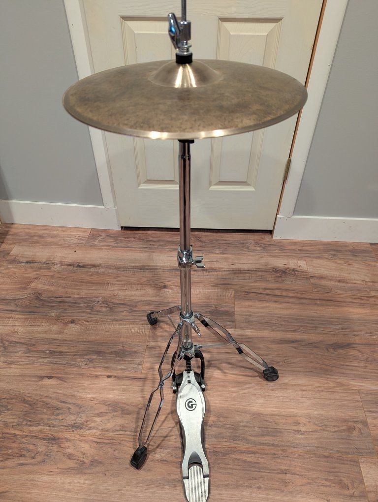 Tongxiang 14" high hats and Gibraltar 5707 Hi-Hat Stand