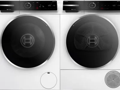 *** BOSCH COMPACT 500 SERIES SMART STACKABLE WASHER AND VENTLESS DRYER SET!! COMPARE AT $3100!!!