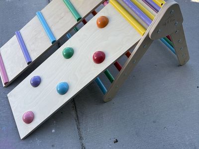 Little Climber Pikler Triangle With Ladder/Slide