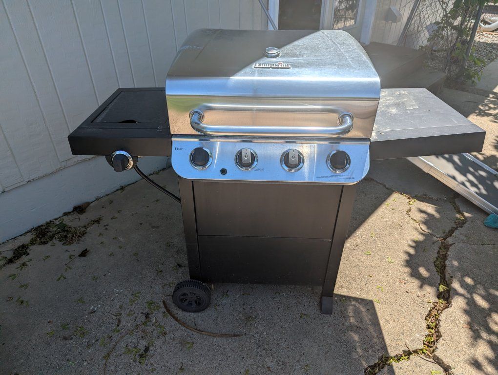 Char-Broil Stainless Steel Grill and Propane