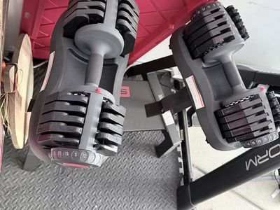 Echelon Adjustable Dumbbells & Stand
