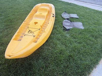 Mantis Lifetime Yellow Sit-on-Top Kayak with Seats